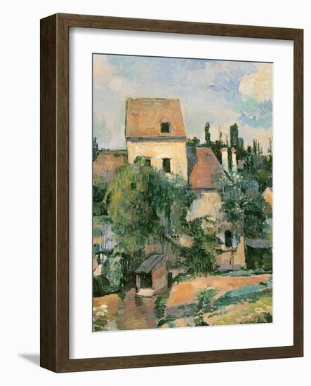 Moulin De La Couleuvre at Pontoise, 1881-Paul C?zanne-Framed Giclee Print