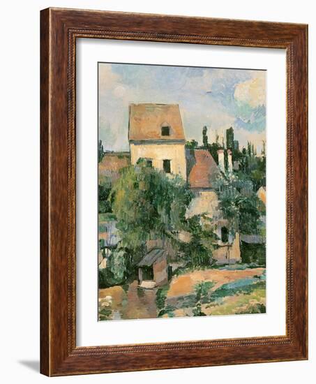 Moulin De La Couleuvre at Pontoise, 1881-Paul C?zanne-Framed Giclee Print