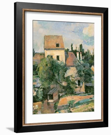 Moulin De La Couleuvre at Pontoise, 1881-Paul C?zanne-Framed Giclee Print