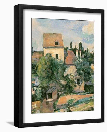 Moulin De La Couleuvre at Pontoise, 1881-Paul C?zanne-Framed Giclee Print