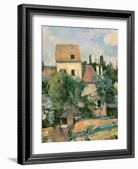 Moulin De La Couleuvre at Pontoise, 1881-Paul C?zanne-Framed Giclee Print