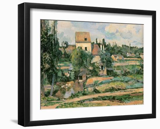 Moulin De La Couleuvre at Pontoise, 1881-Paul C?zanne-Framed Giclee Print