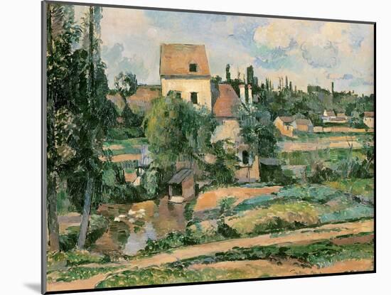 Moulin De La Couleuvre at Pontoise, 1881-Paul C?zanne-Mounted Giclee Print