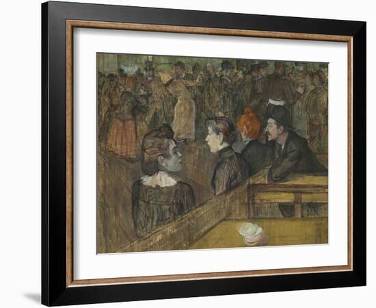 Moulin De La Galette, 1889-Henri de Toulouse-Lautrec-Framed Giclee Print