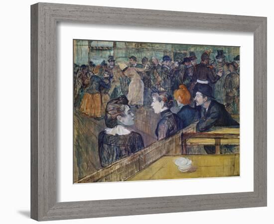 Moulin De La Galette, 1889-Henri de Toulouse-Lautrec-Framed Giclee Print