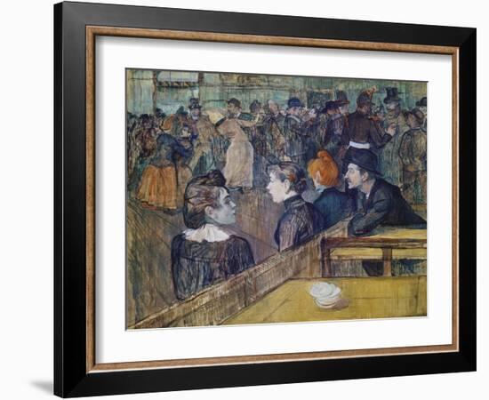 Moulin De La Galette, 1889-Henri de Toulouse-Lautrec-Framed Giclee Print