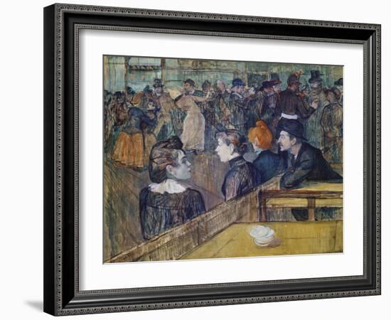 Moulin De La Galette, 1889-Henri de Toulouse-Lautrec-Framed Giclee Print