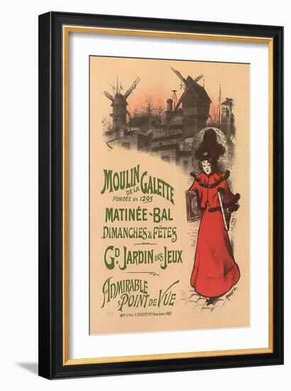 Moulin de La Galette, c.1896-Roedel-Framed Giclee Print