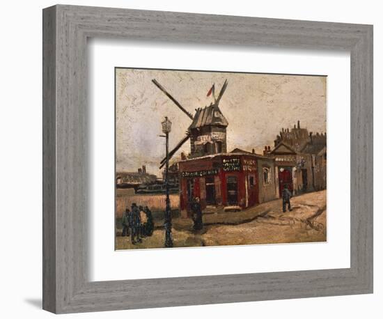 Moulin De La Galette-Vincent van Gogh-Framed Giclee Print