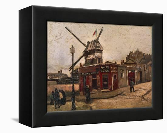 Moulin De La Galette-Vincent van Gogh-Framed Premier Image Canvas