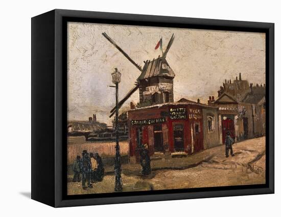 Moulin De La Galette-Vincent van Gogh-Framed Premier Image Canvas