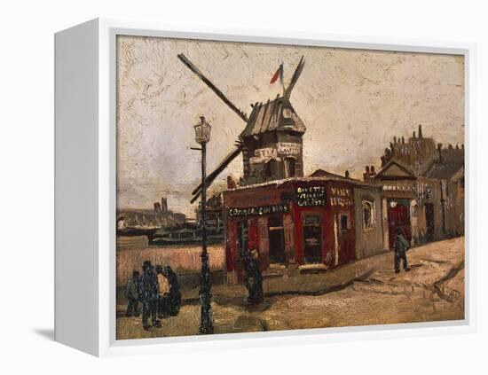 Moulin De La Galette-Vincent van Gogh-Framed Premier Image Canvas