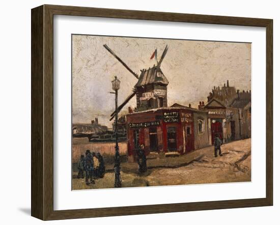Moulin De La Galette-Vincent van Gogh-Framed Giclee Print