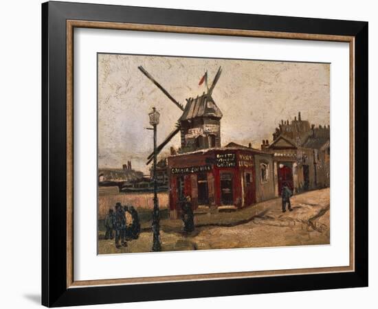 Moulin De La Galette-Vincent van Gogh-Framed Giclee Print