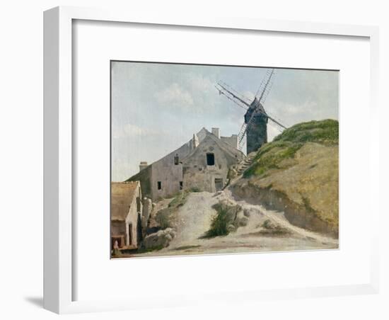 Moulin De La Galette-Jean-Baptiste-Camille Corot-Framed Giclee Print