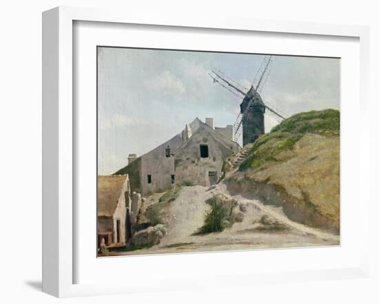 Moulin De La Galette-Jean-Baptiste-Camille Corot-Framed Giclee Print