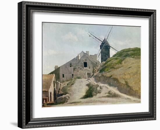 Moulin De La Galette-Jean-Baptiste-Camille Corot-Framed Giclee Print