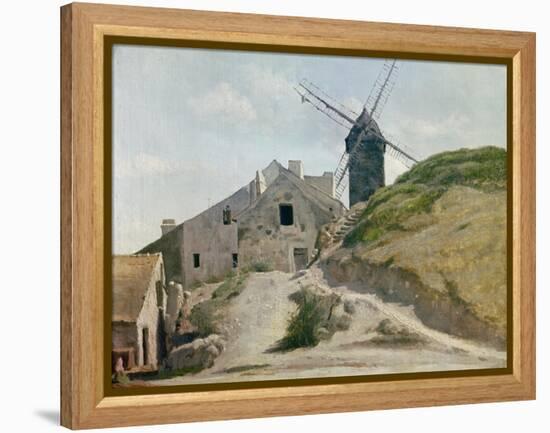 Moulin De La Galette-Jean-Baptiste-Camille Corot-Framed Premier Image Canvas