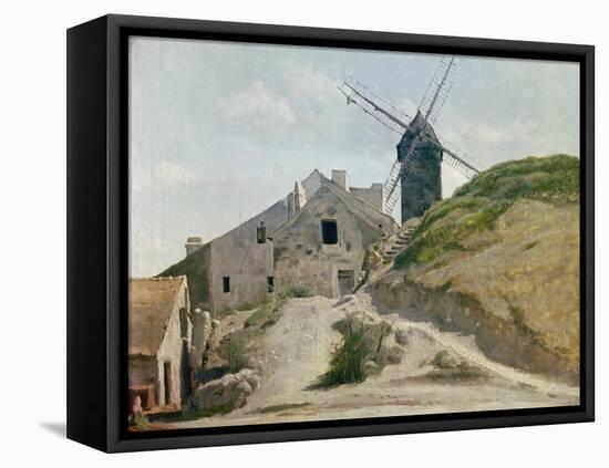 Moulin De La Galette-Jean-Baptiste-Camille Corot-Framed Premier Image Canvas