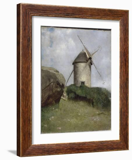 Moulin en Bretagne-Odilon Redon-Framed Giclee Print