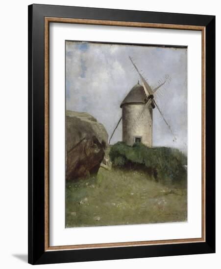 Moulin en Bretagne-Odilon Redon-Framed Giclee Print