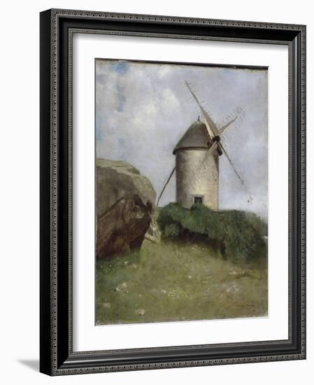 Moulin en Bretagne-Odilon Redon-Framed Giclee Print