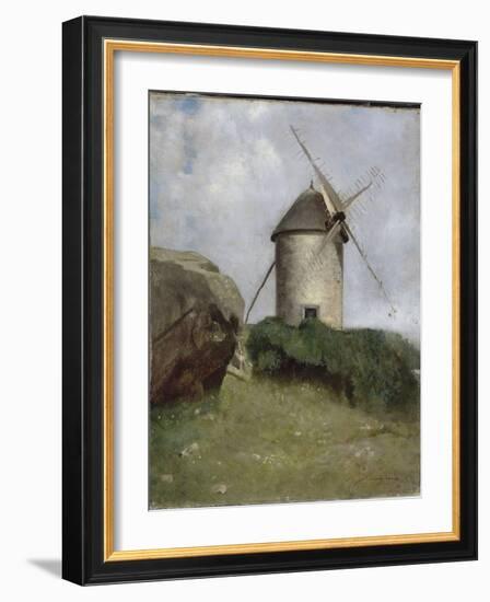 Moulin en Bretagne-Odilon Redon-Framed Giclee Print