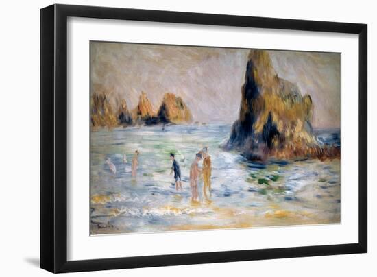 Moulin Huet Bay, Guernsey, C1883-Pierre-Auguste Renoir-Framed Giclee Print