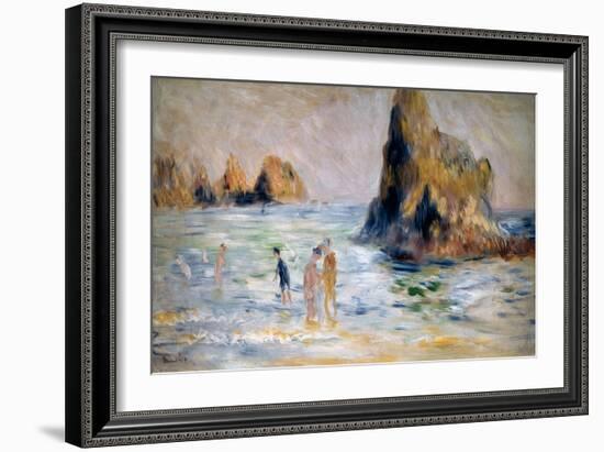 Moulin Huet Bay, Guernsey, C1883-Pierre-Auguste Renoir-Framed Giclee Print