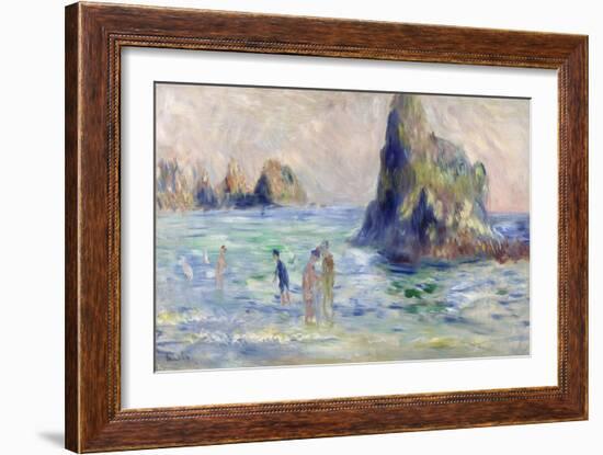 Moulin Huet Bay, Guernsey, Ca. 1883-Pierre-Auguste Renoir-Framed Giclee Print