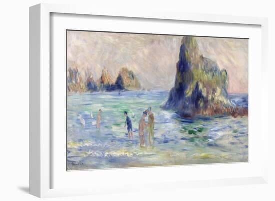 Moulin Huet Bay, Guernsey, Ca. 1883-Pierre-Auguste Renoir-Framed Giclee Print