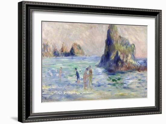 Moulin Huet Bay, Guernsey, Ca. 1883-Pierre-Auguste Renoir-Framed Giclee Print