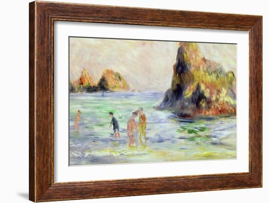 Moulin Huet Bay, Guernsey, circa 1883-Pierre-Auguste Renoir-Framed Giclee Print