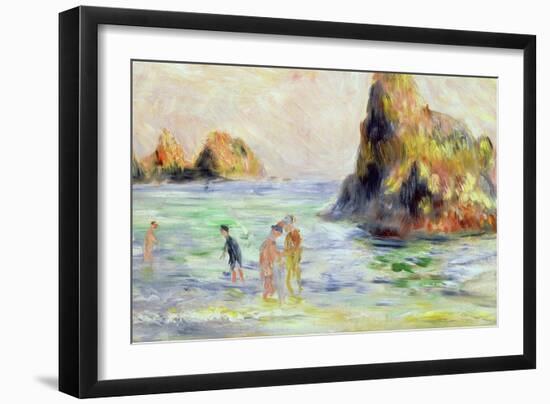 Moulin Huet Bay, Guernsey, circa 1883-Pierre-Auguste Renoir-Framed Giclee Print