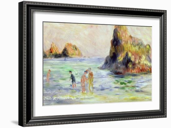 Moulin Huet Bay, Guernsey, circa 1883-Pierre-Auguste Renoir-Framed Giclee Print