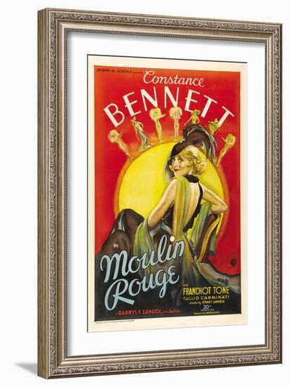 Moulin Rouge, 1934, Directed by Sidney Lanfield-null-Framed Premium Giclee Print