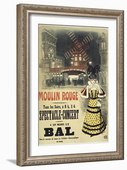 Moulin Rouge Bal Roedel-null-Framed Giclee Print