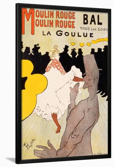 Moulin Rouge, c.1891-Henri de Toulouse-Lautrec-Lamina Framed Art Print
