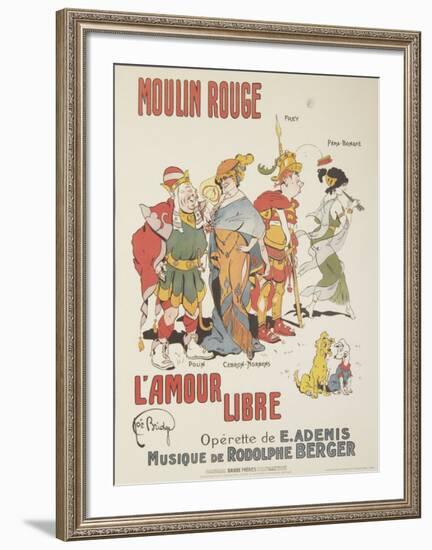 Moulin Rouge: L'Amour Libre-Joe Bridge-Framed Art Print