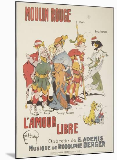 Moulin Rouge: L'Amour Libre-Joe Bridge-Mounted Art Print