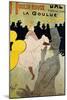 Moulin Rouge: La Goulue, 1891-Henri de Toulouse-Lautrec-Mounted Giclee Print