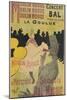 Moulin Rouge, La Goulue, 1891-Henri de Toulouse-Lautrec-Mounted Giclee Print