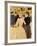 Moulin Rouge (La Goulue Et La Mome Fromage)-Henri de Toulouse-Lautrec-Framed Giclee Print