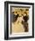 Moulin Rouge (La Goulue Et La Mome Fromage)-Henri de Toulouse-Lautrec-Framed Giclee Print