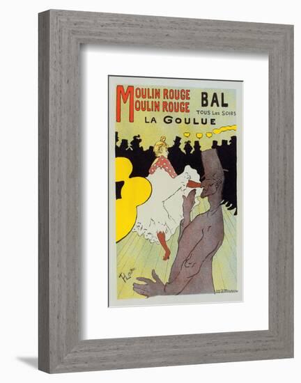 Moulin Rouge La Goulue-Henri de Toulouse-Lautrec-Framed Premium Giclee Print