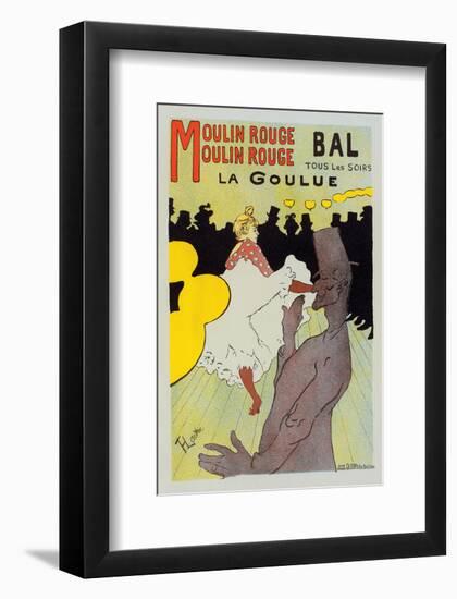 Moulin Rouge La Goulue-Henri de Toulouse-Lautrec-Framed Premium Giclee Print