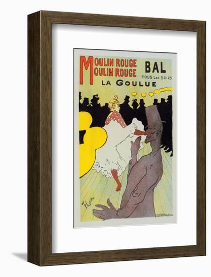 Moulin Rouge La Goulue-Henri de Toulouse-Lautrec-Framed Premium Giclee Print