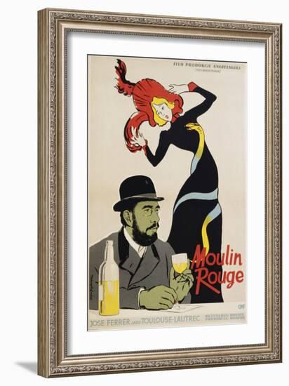 Moulin Rouge Movie Poster-null-Framed Giclee Print