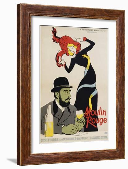 Moulin Rouge Movie Poster-null-Framed Giclee Print