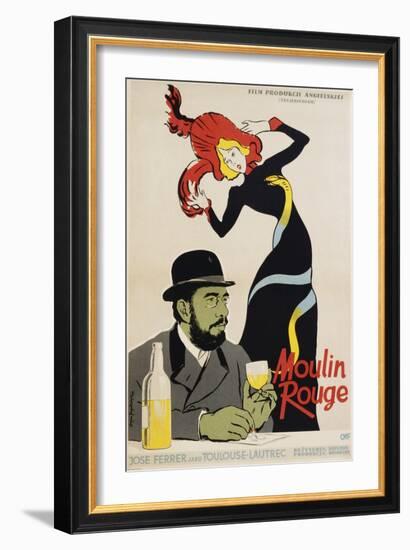 Moulin Rouge Movie Poster-null-Framed Giclee Print